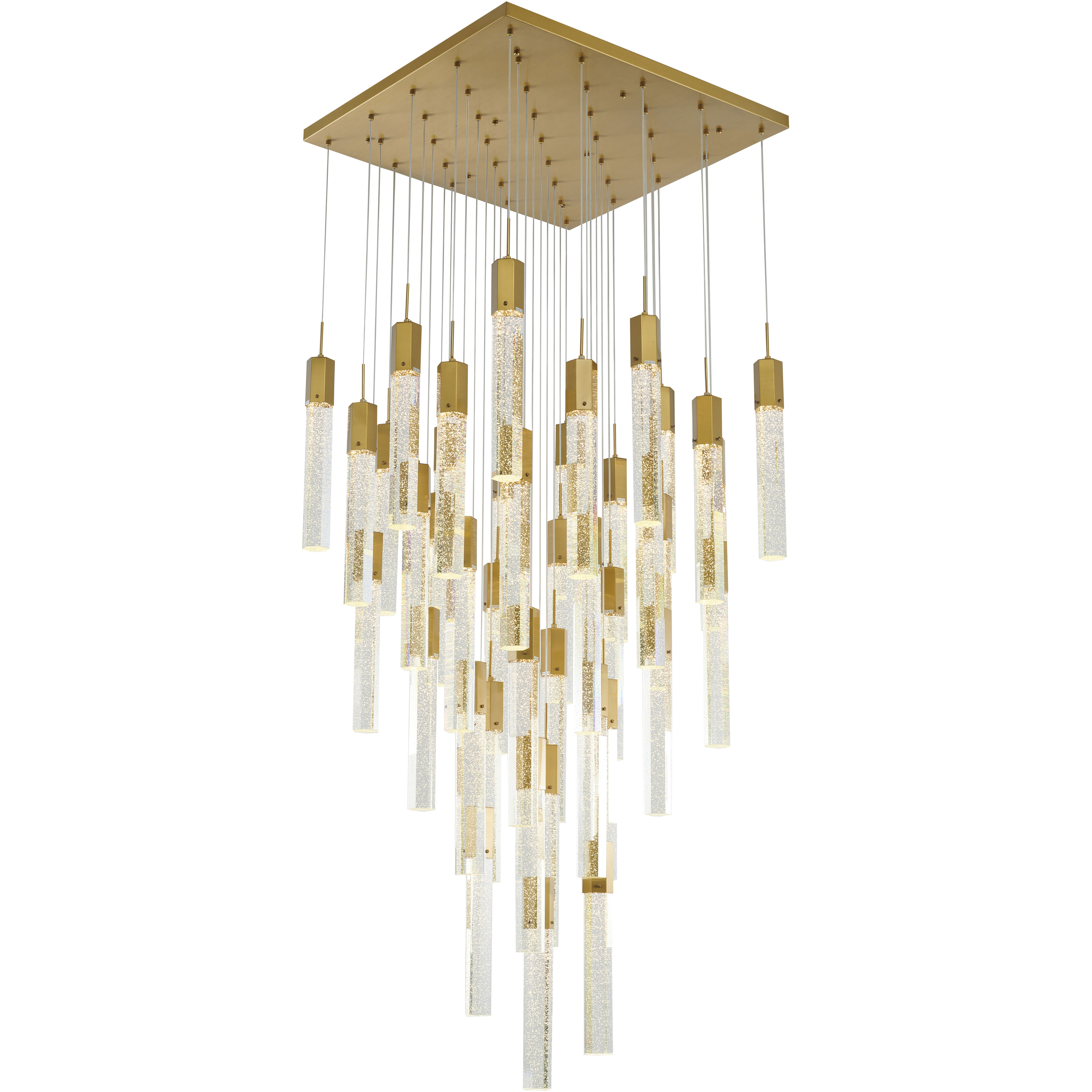 Canada 41 Light 35.4 inch Gold Chandelier Ceiling Light